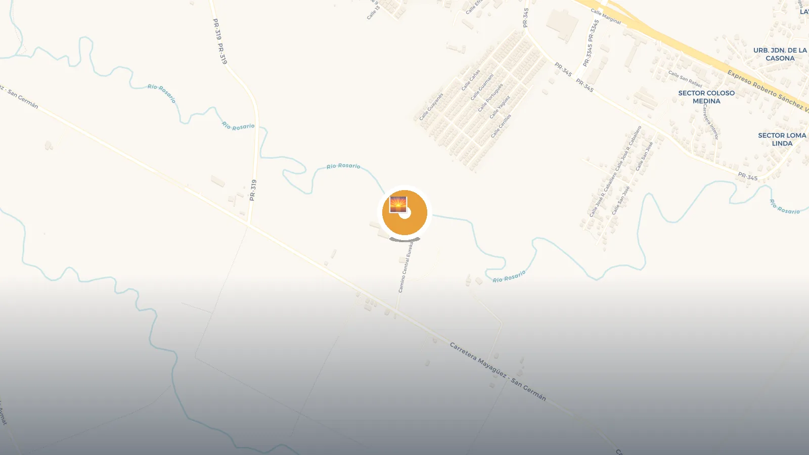 Mapa de Central Eureka