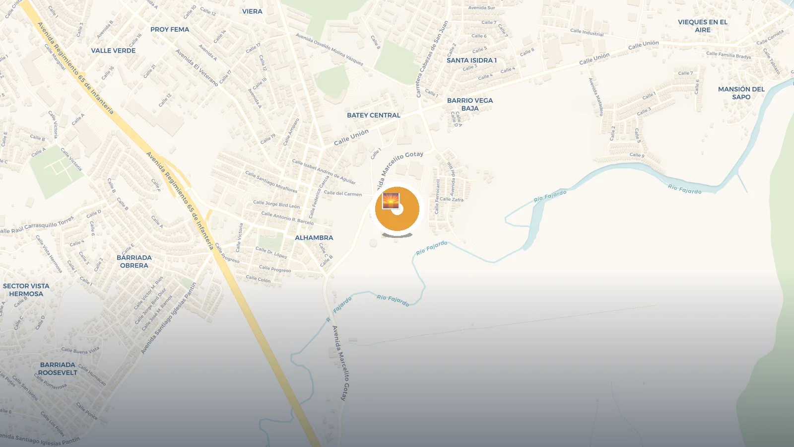 Mapa de Central Fajardo