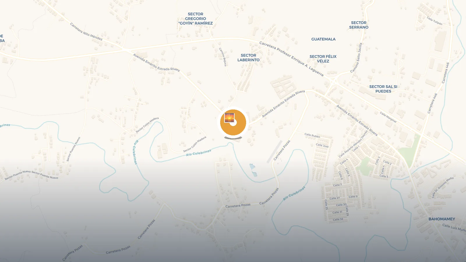 Mapa de Central La Plata