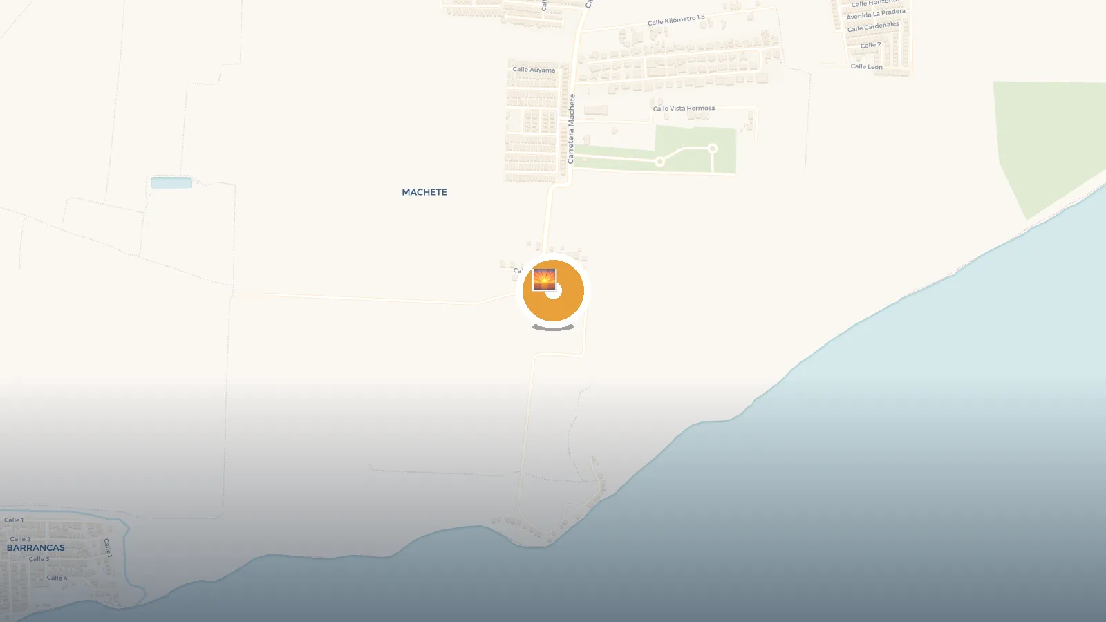 Mapa de Central Machete
