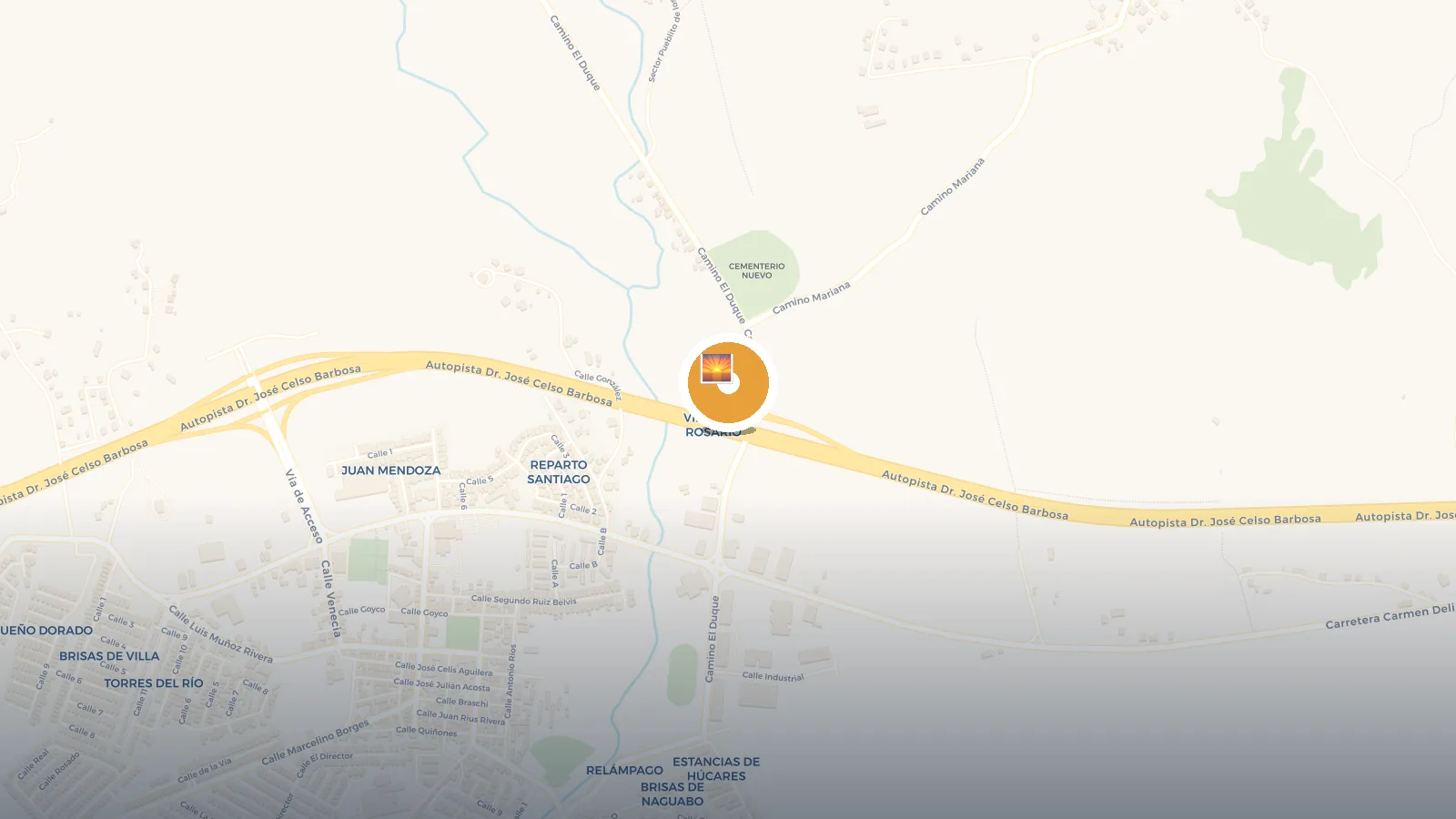 Mapa de Central San Cristobal