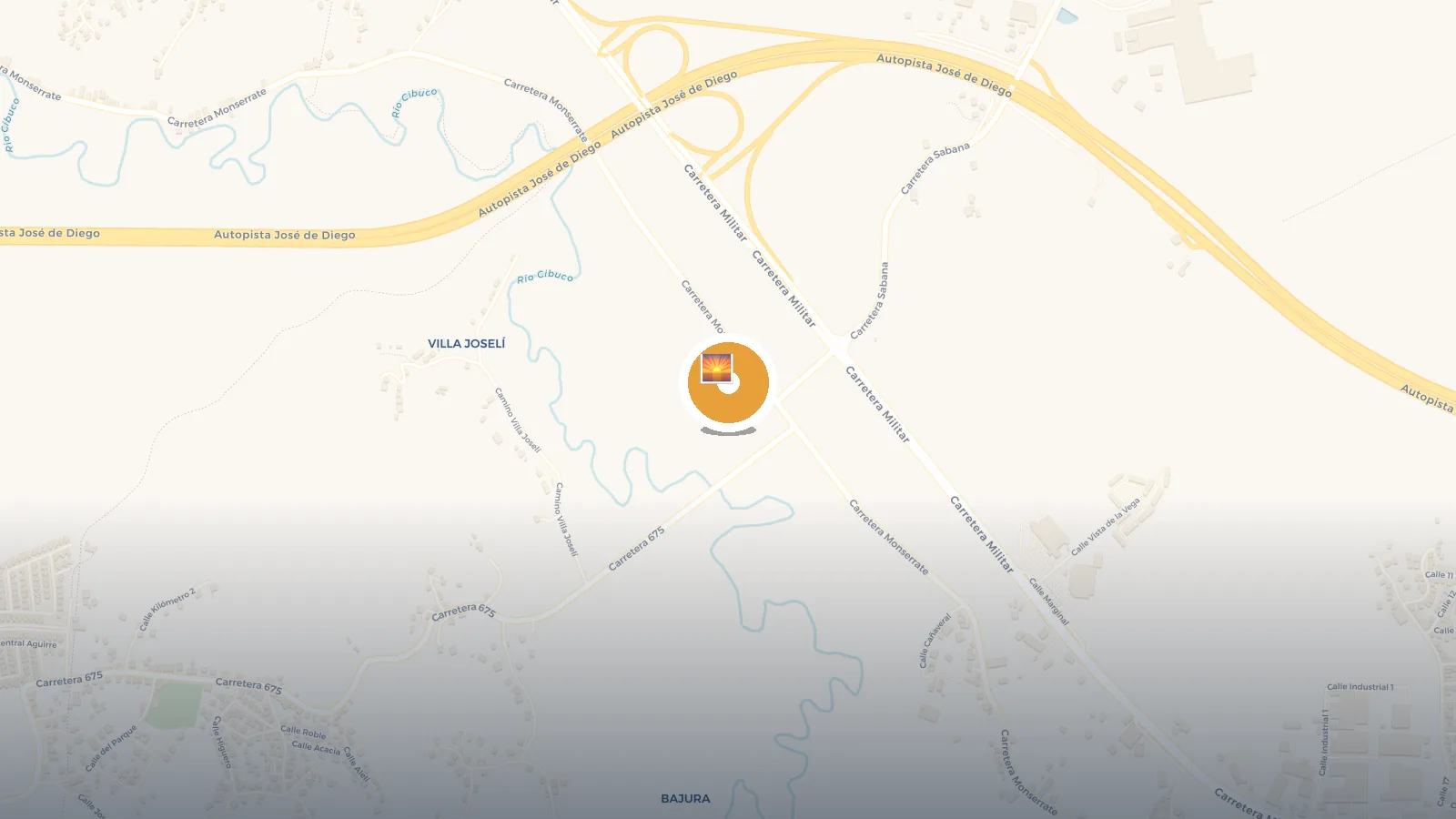 Mapa de Chimenea Central Carmen