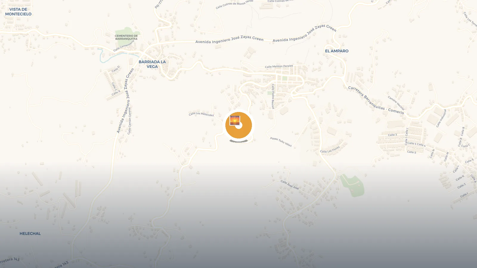 Mapa de El Cortijo