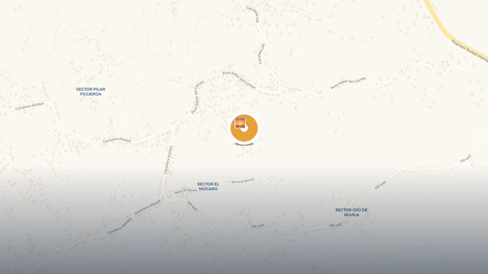 Mapa de Hacienda Jeanmarie Chocolat