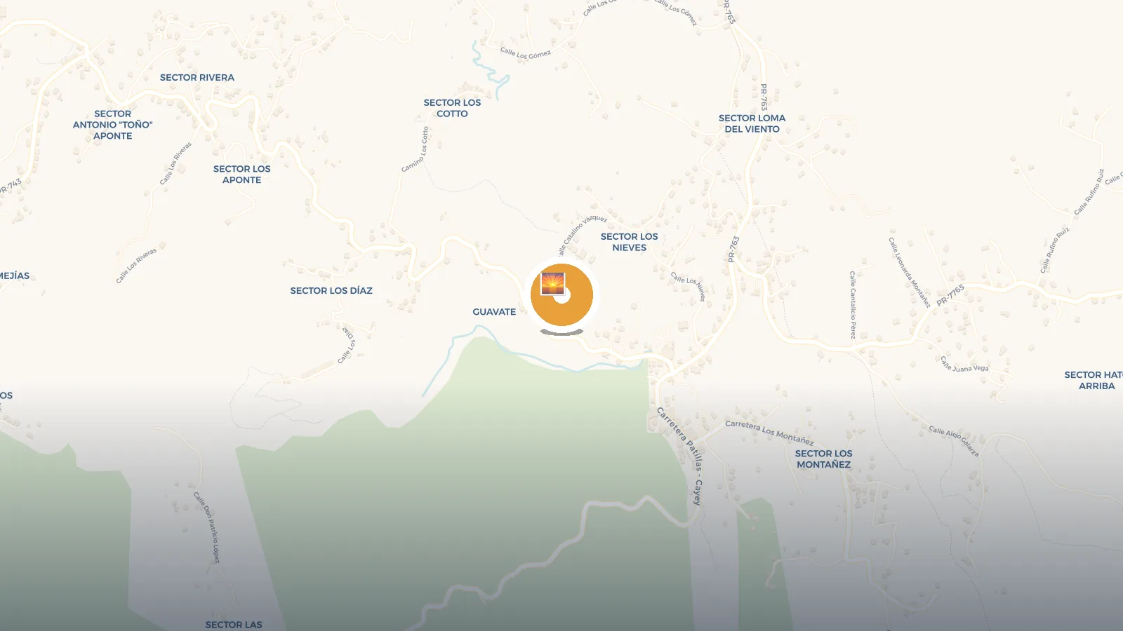 Mapa de Hacienda La Casona