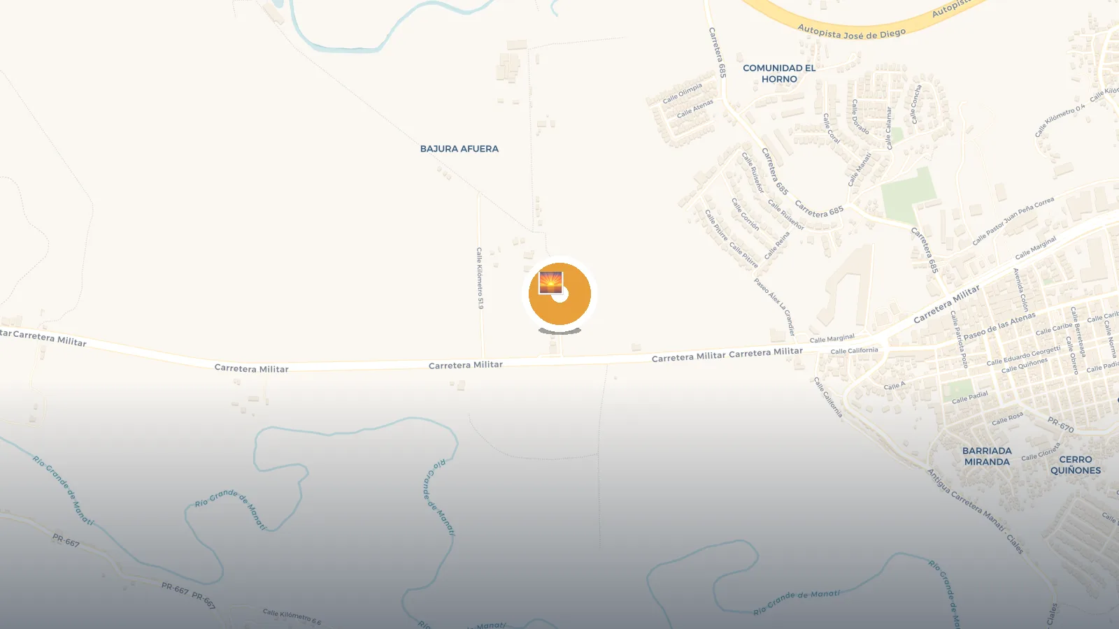 Mapa de Hacienda Monserrate Abandonado