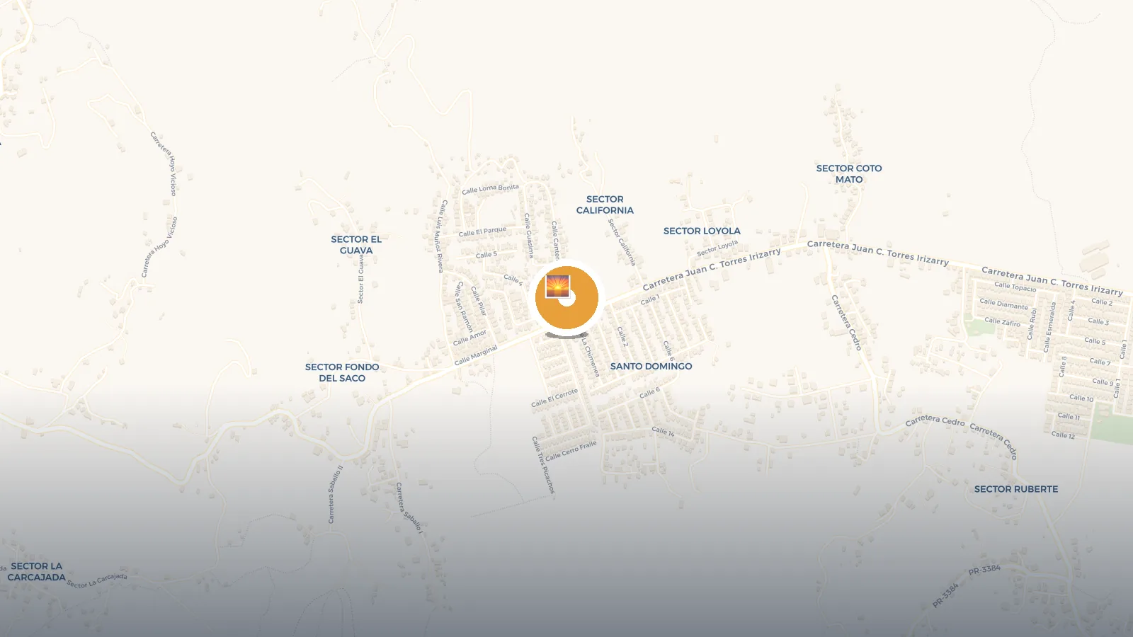 Mapa de La Chimenea