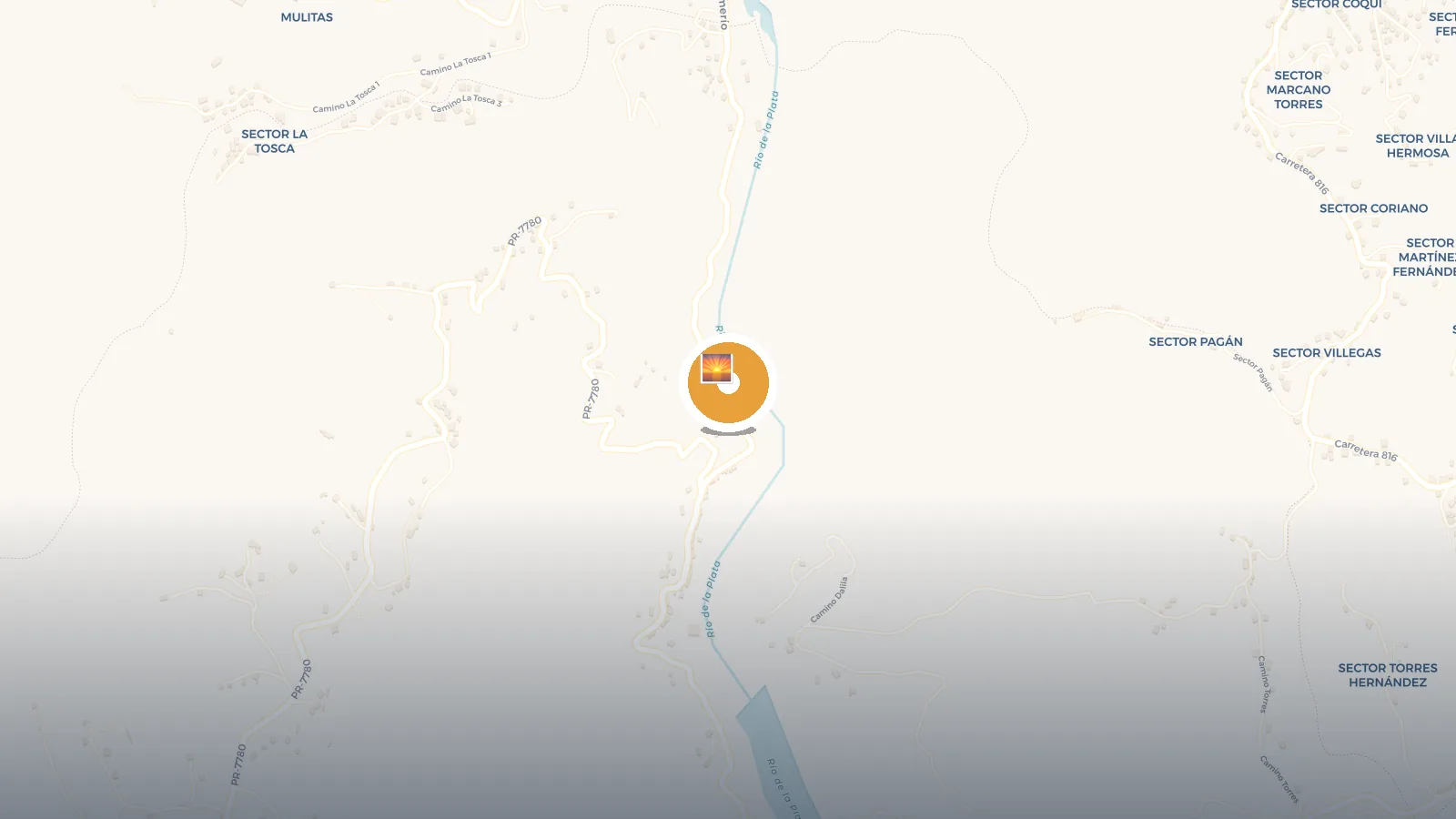 Mapa de Mirador el Salto y Letras Comerio