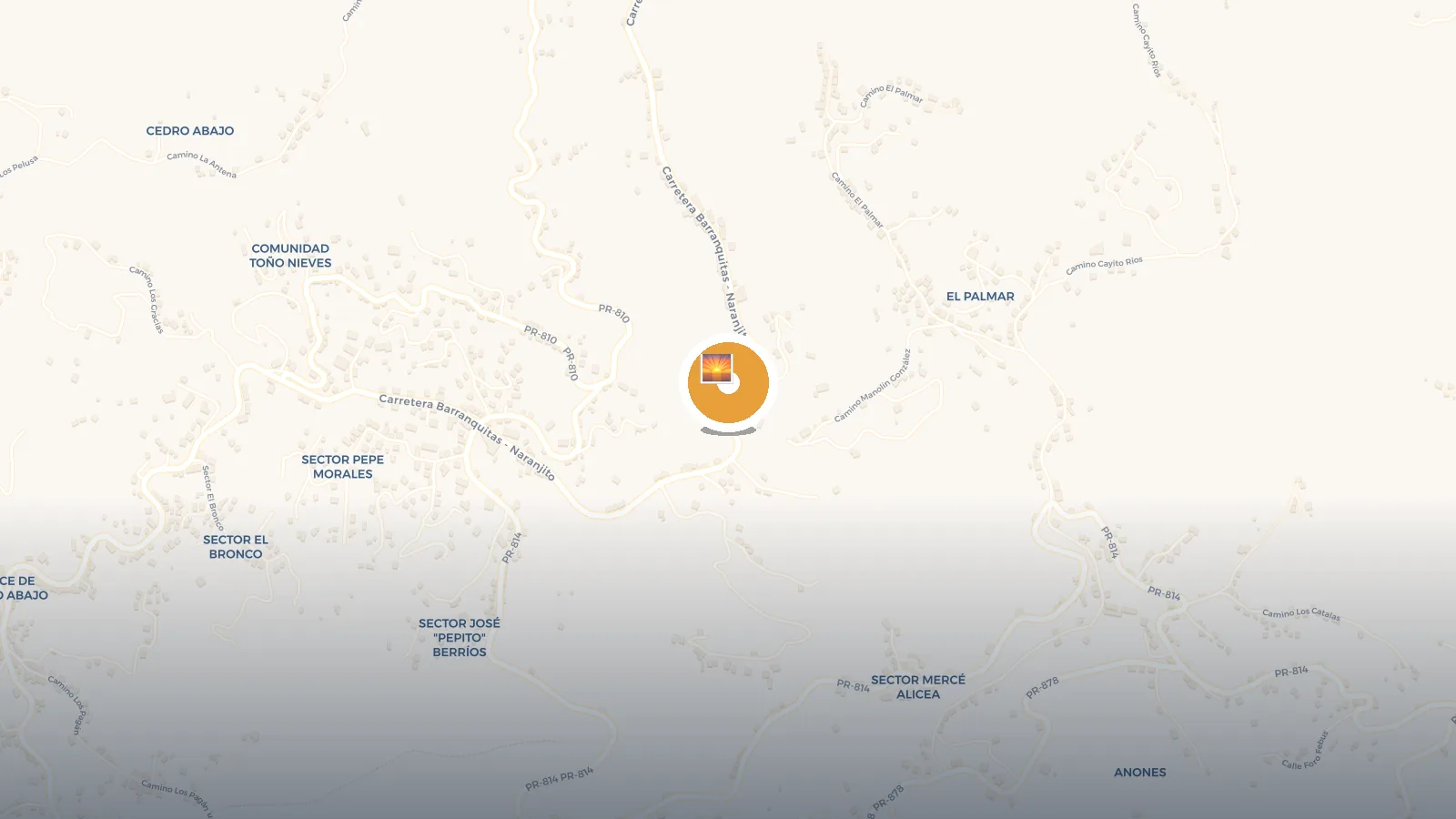 Mapa de Mirador Las Lagrimas