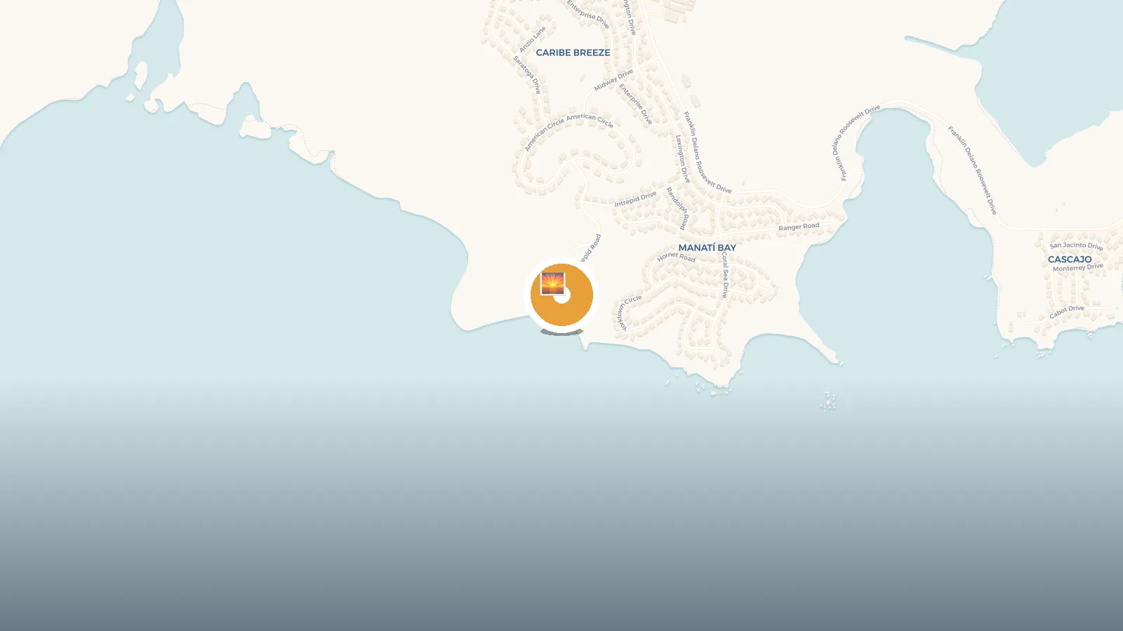 Mapa de Mirador Manaties