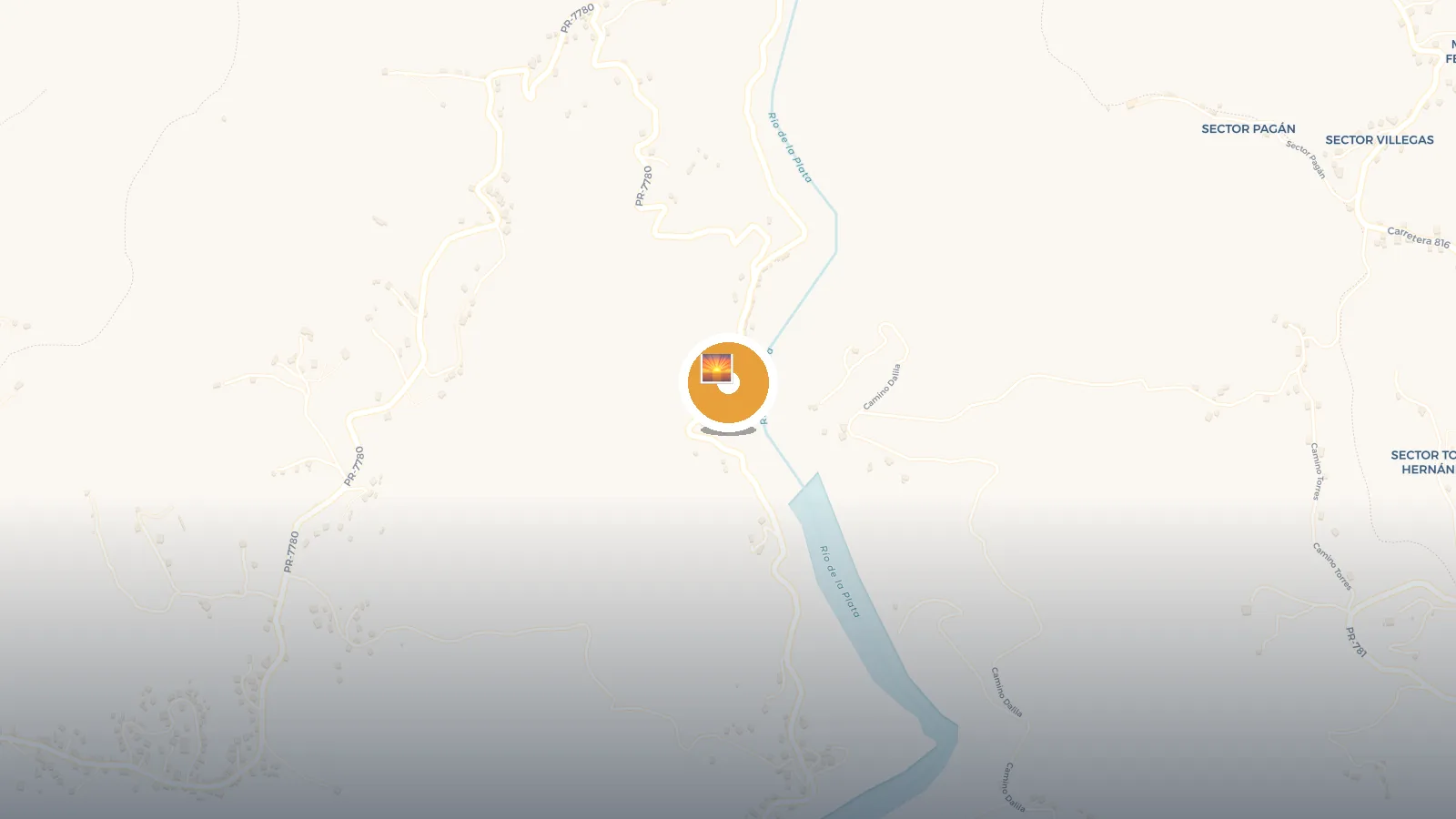 Mapa de Plaza Mirador de la Represa