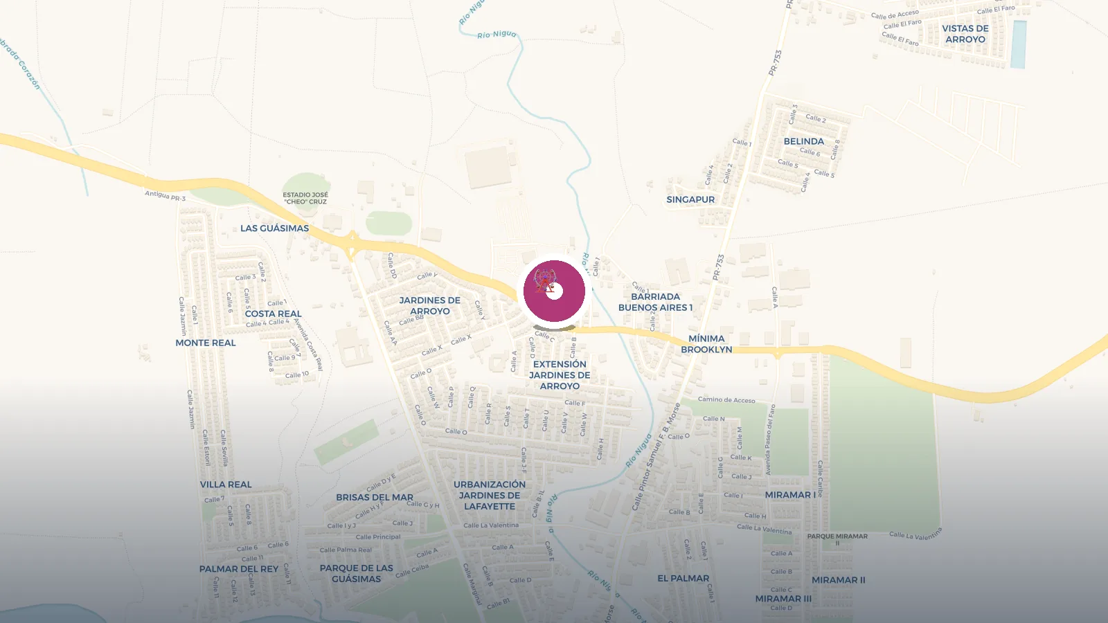 Mapa de Arroyo’s Surfing Park