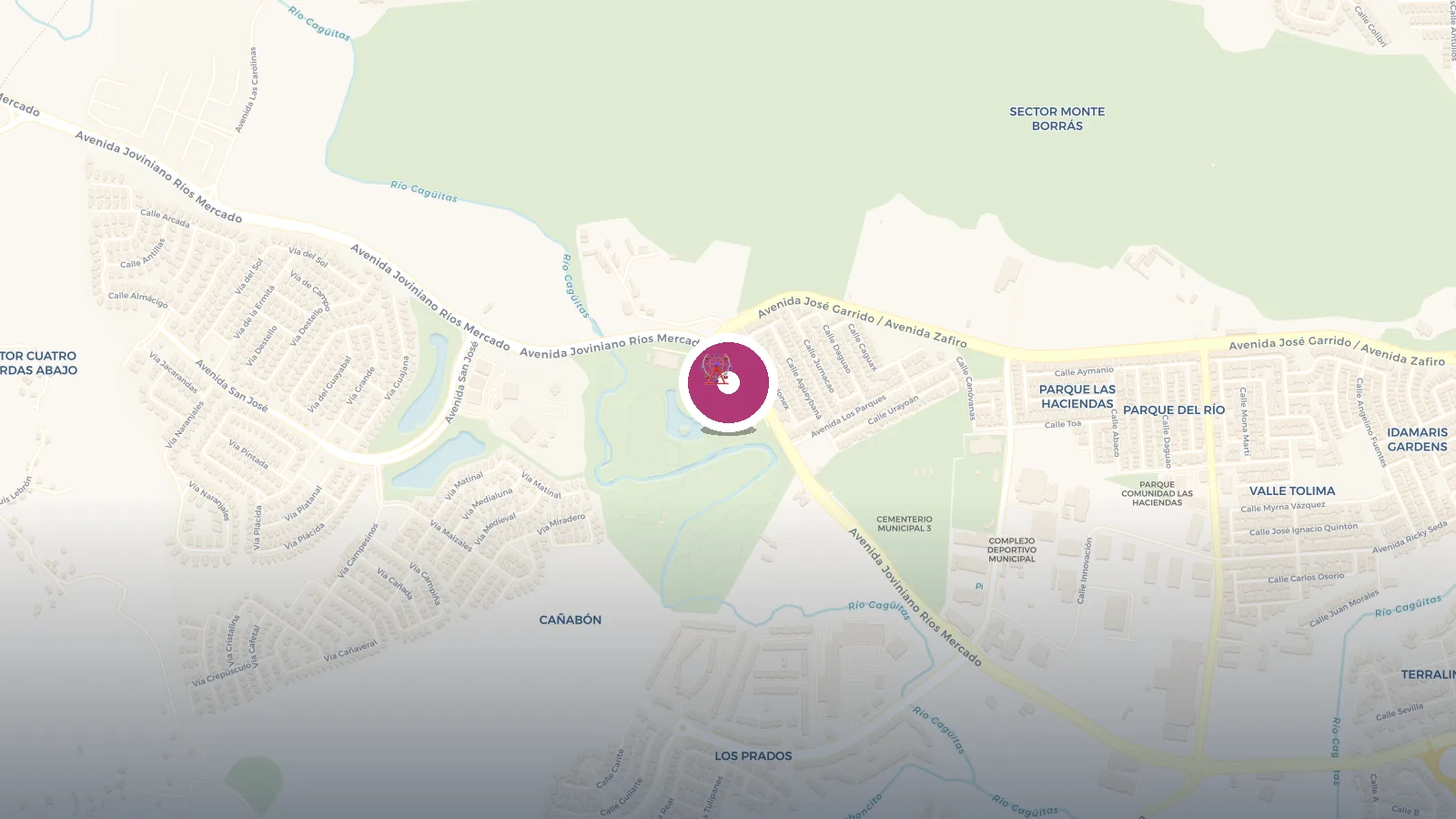 Mapa de Jardin Botanico y Cultural de Caguas