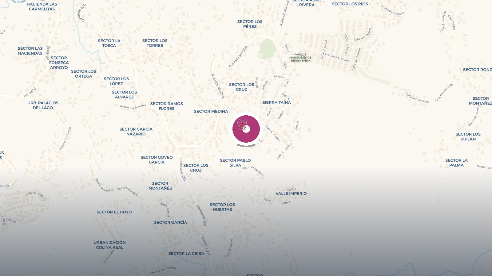 Mapa de Monte Frio Water Park
