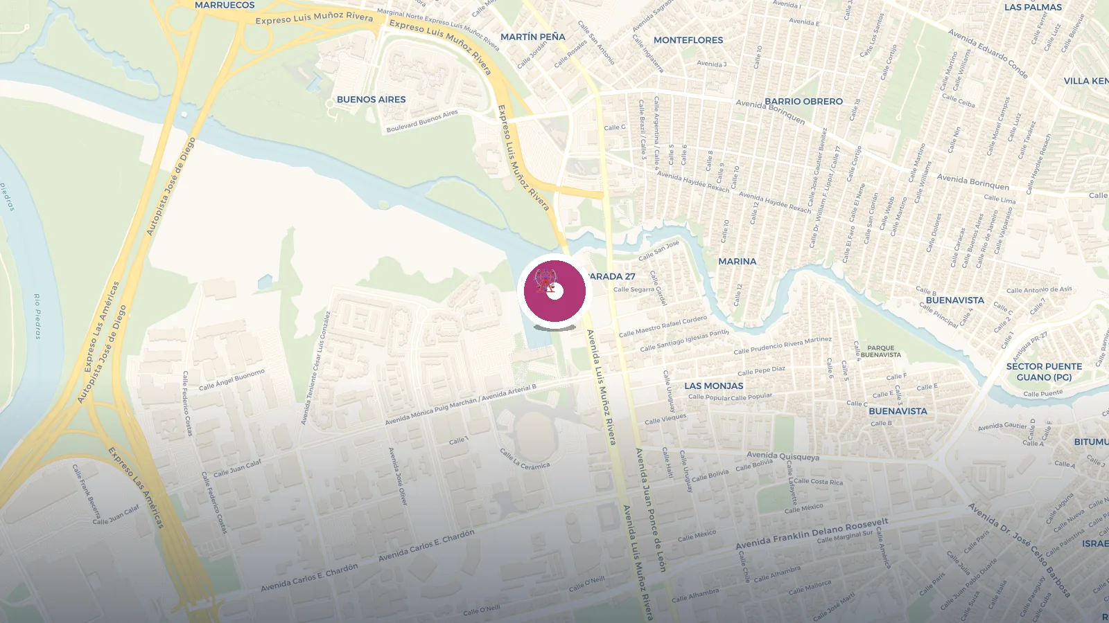 Mapa de Parque Lineal Enrique Martí Coll