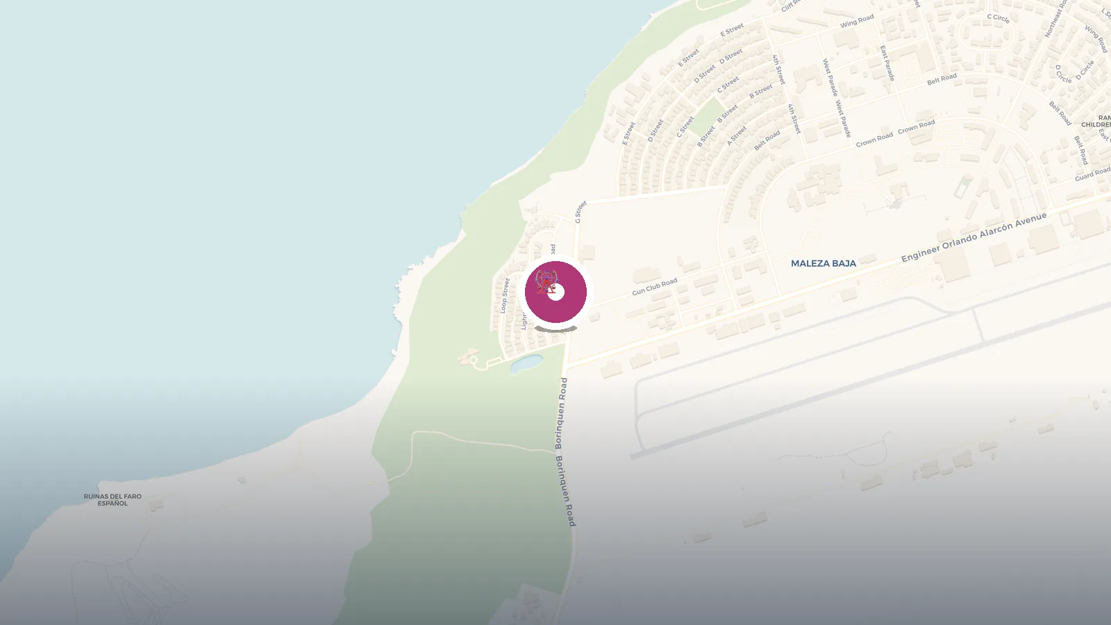 Mapa de Ramey's Skateboard & Splash Park