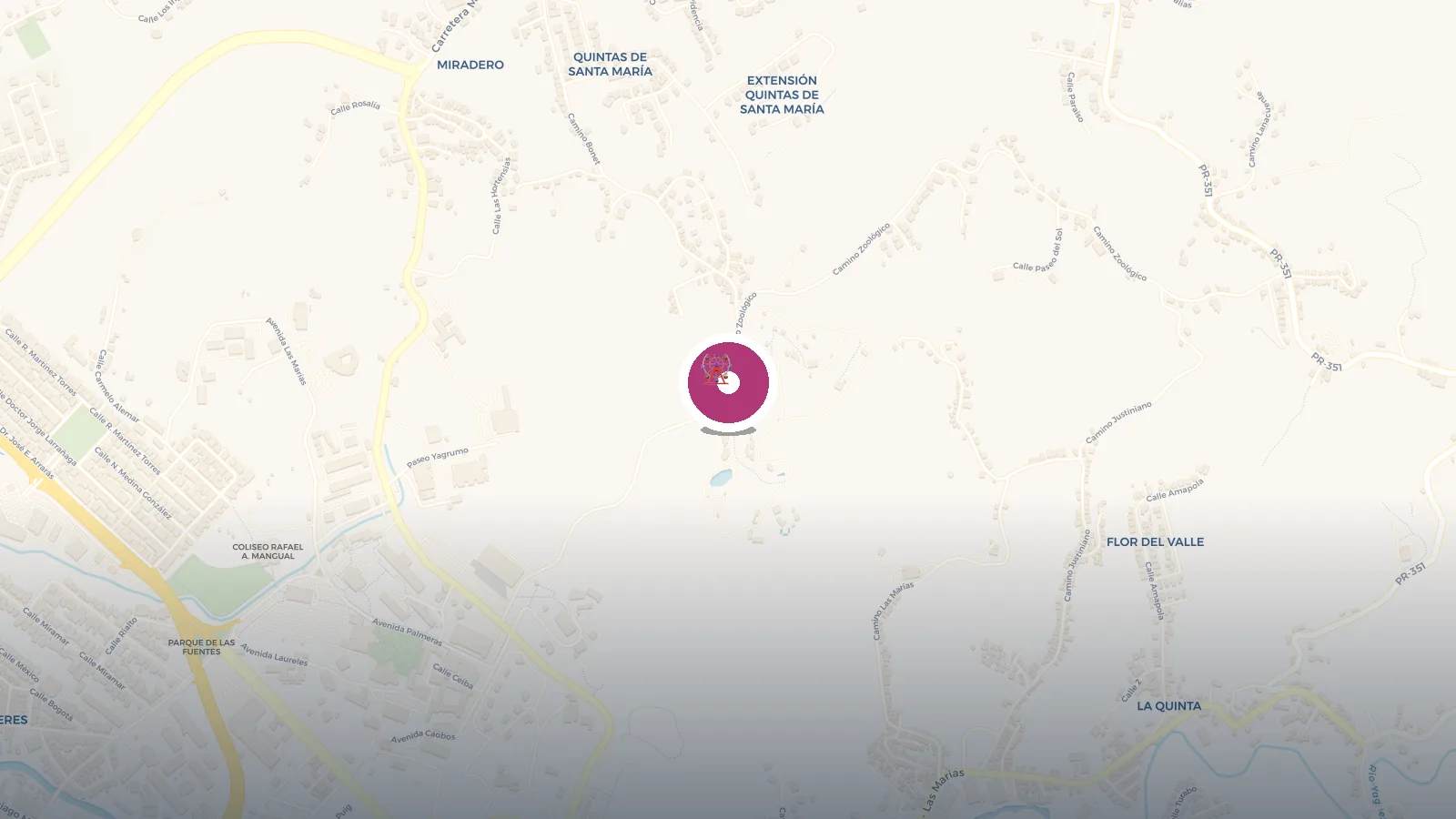 Mapa de Zoológico de Mayagüez