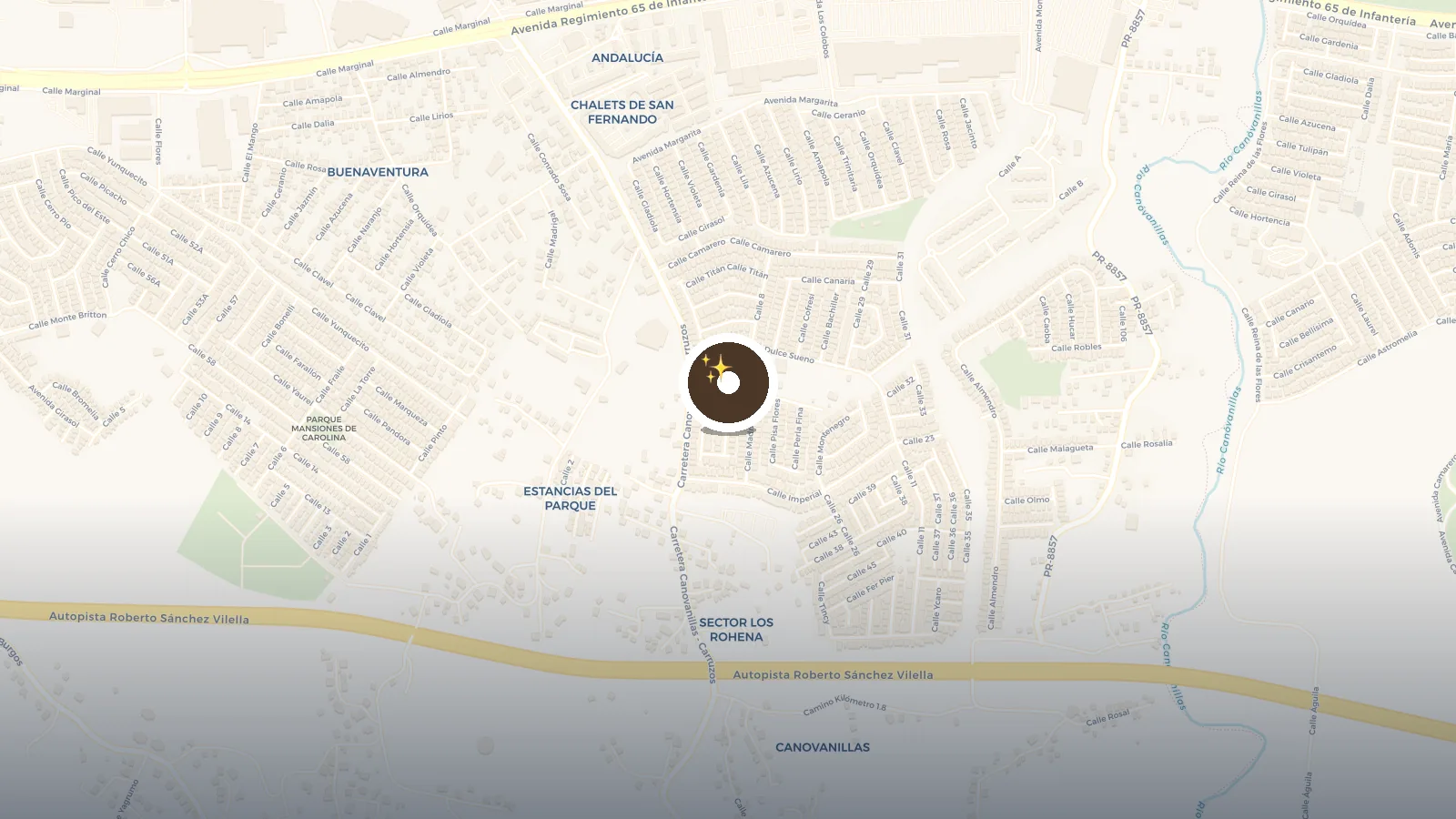 Mapa de Calle the Kid - Navidad