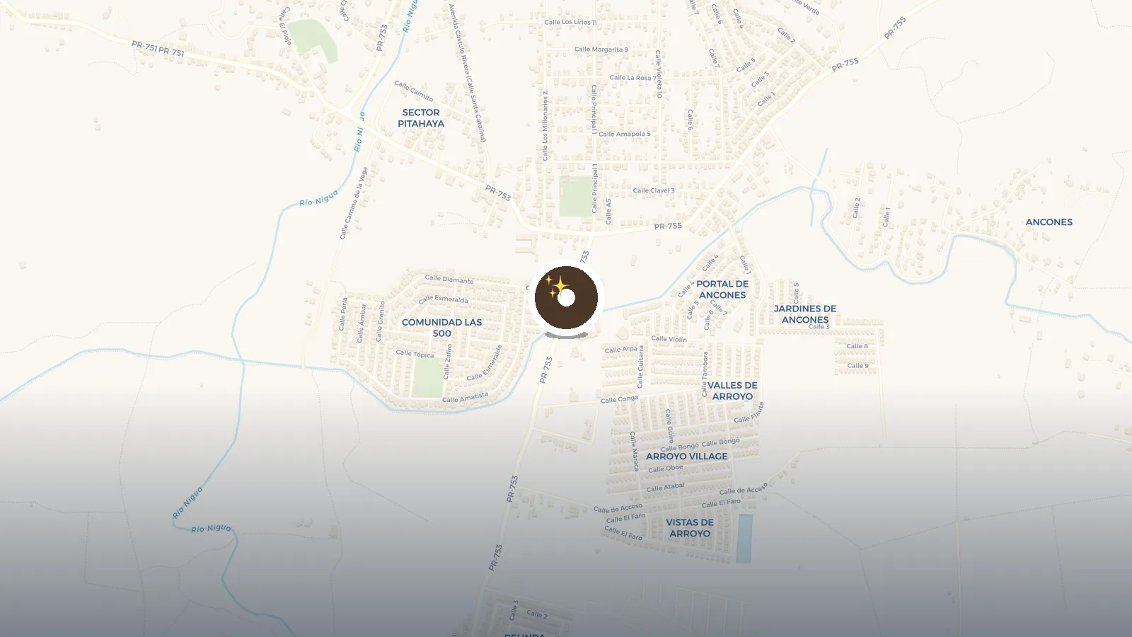 Mapa de Canales de Riego