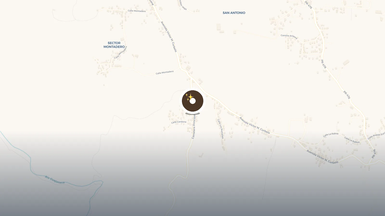 Mapa de Cantina Custer Vaquero Del Oeste