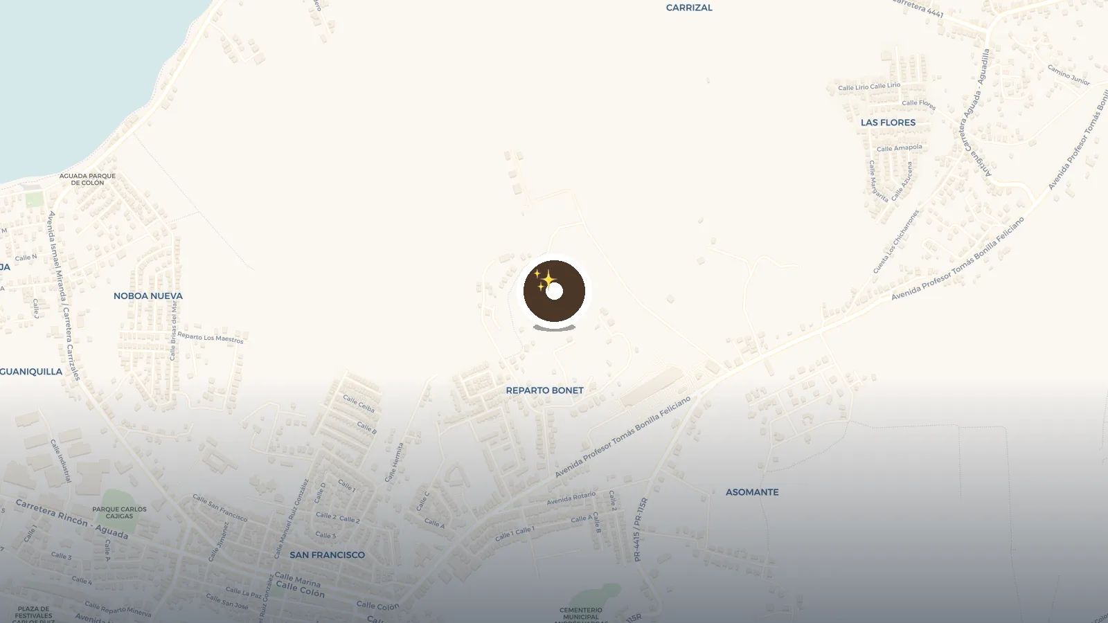 Mapa de Casa de Vagones