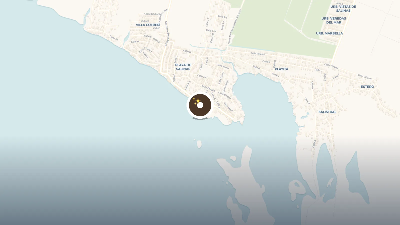 Mapa de Casa en Playa