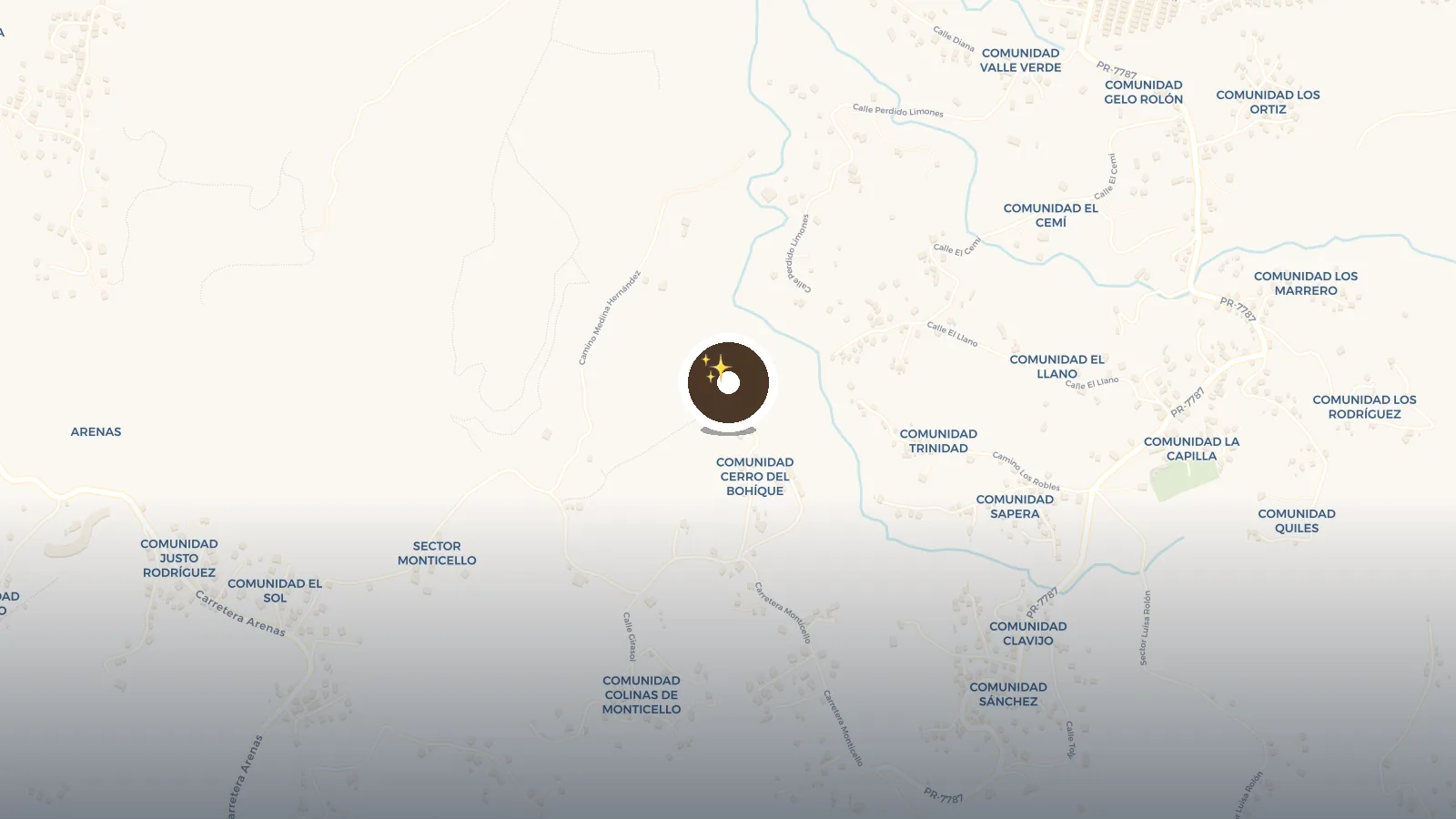 Mapa de Cerro del Bohique
