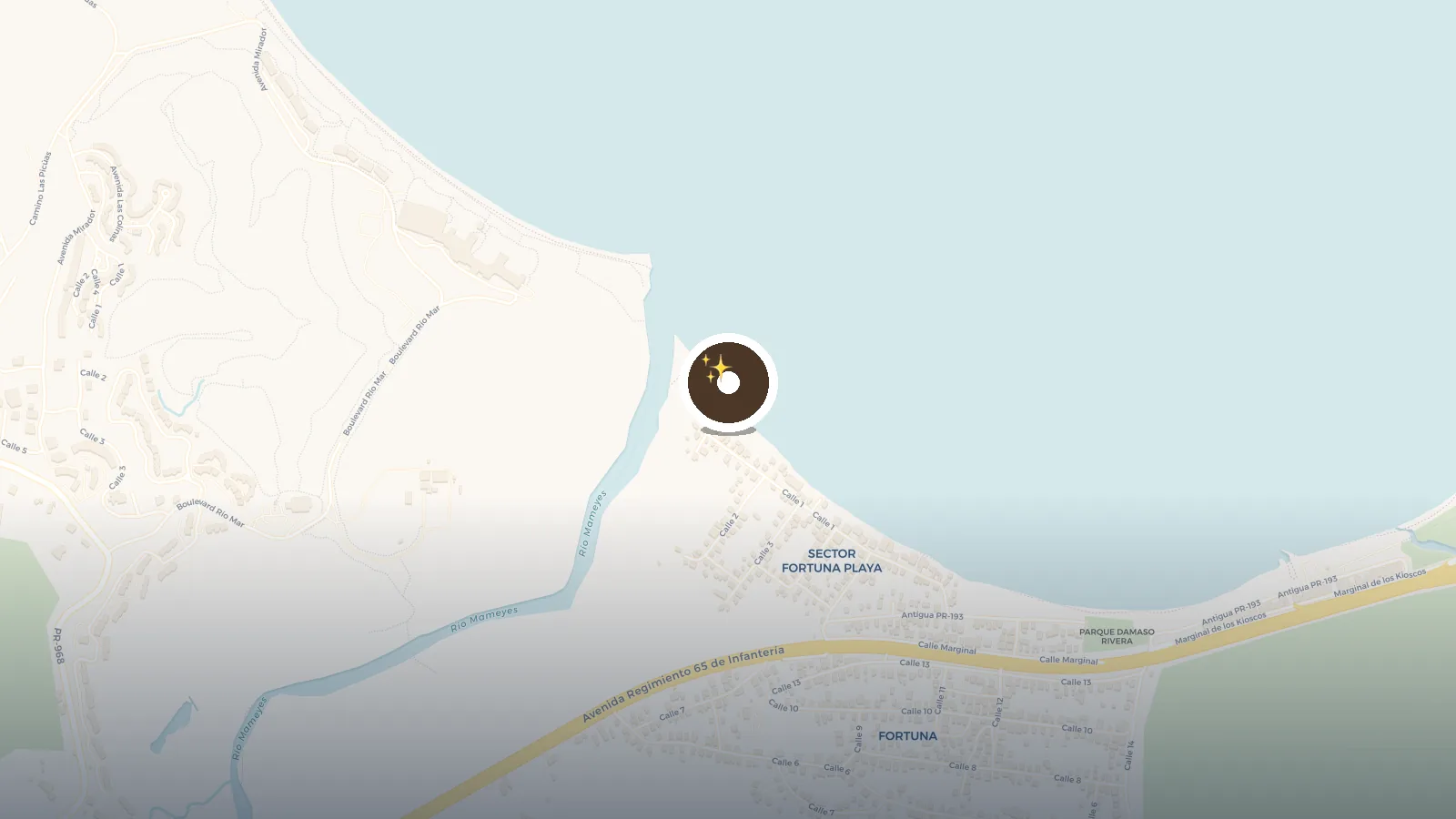 Mapa de Columpio Playero (Afectado)