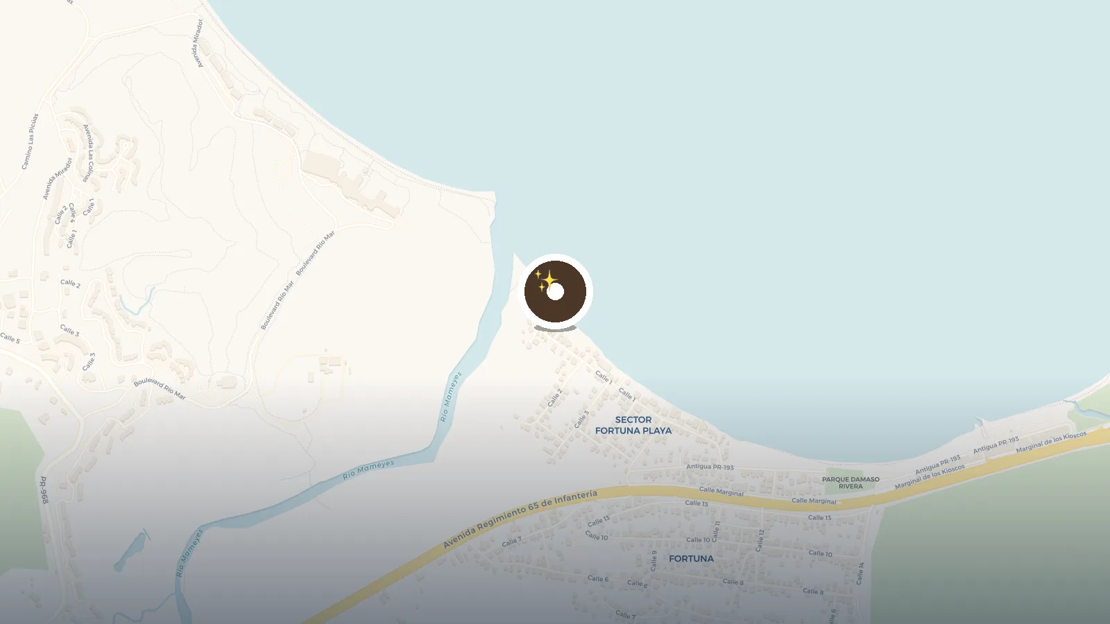 Mapa de Columpio Playero Sunrise