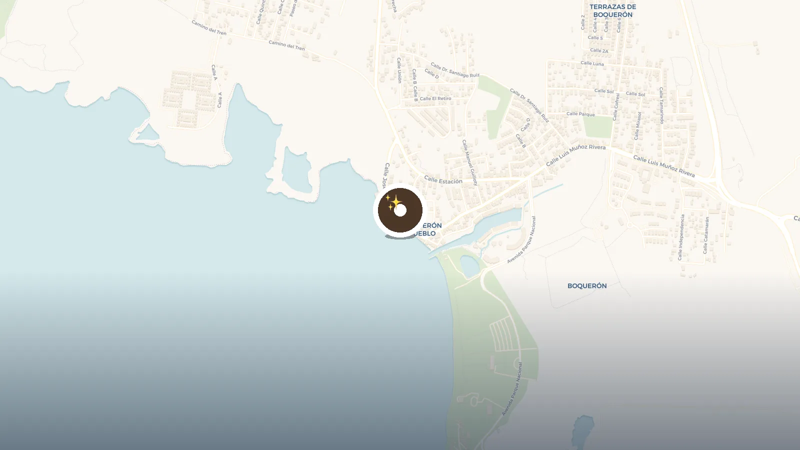 Mapa de Columpios Bandera Muelle