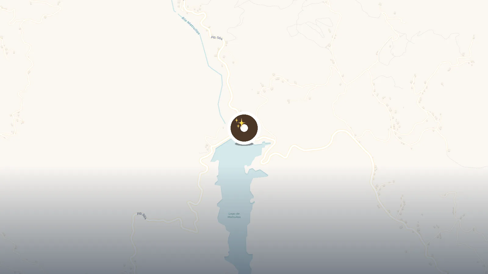 Mapa de Cono Lago Matrullas