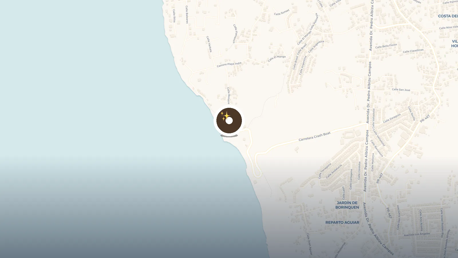 Mapa de Crash Boat Beach (Afectado)