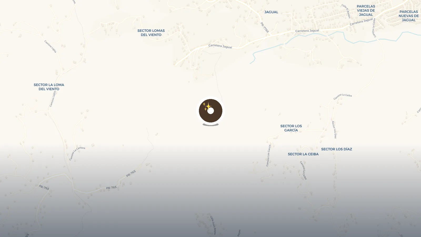Mapa de El Cerro de Nandy (Cash-only)