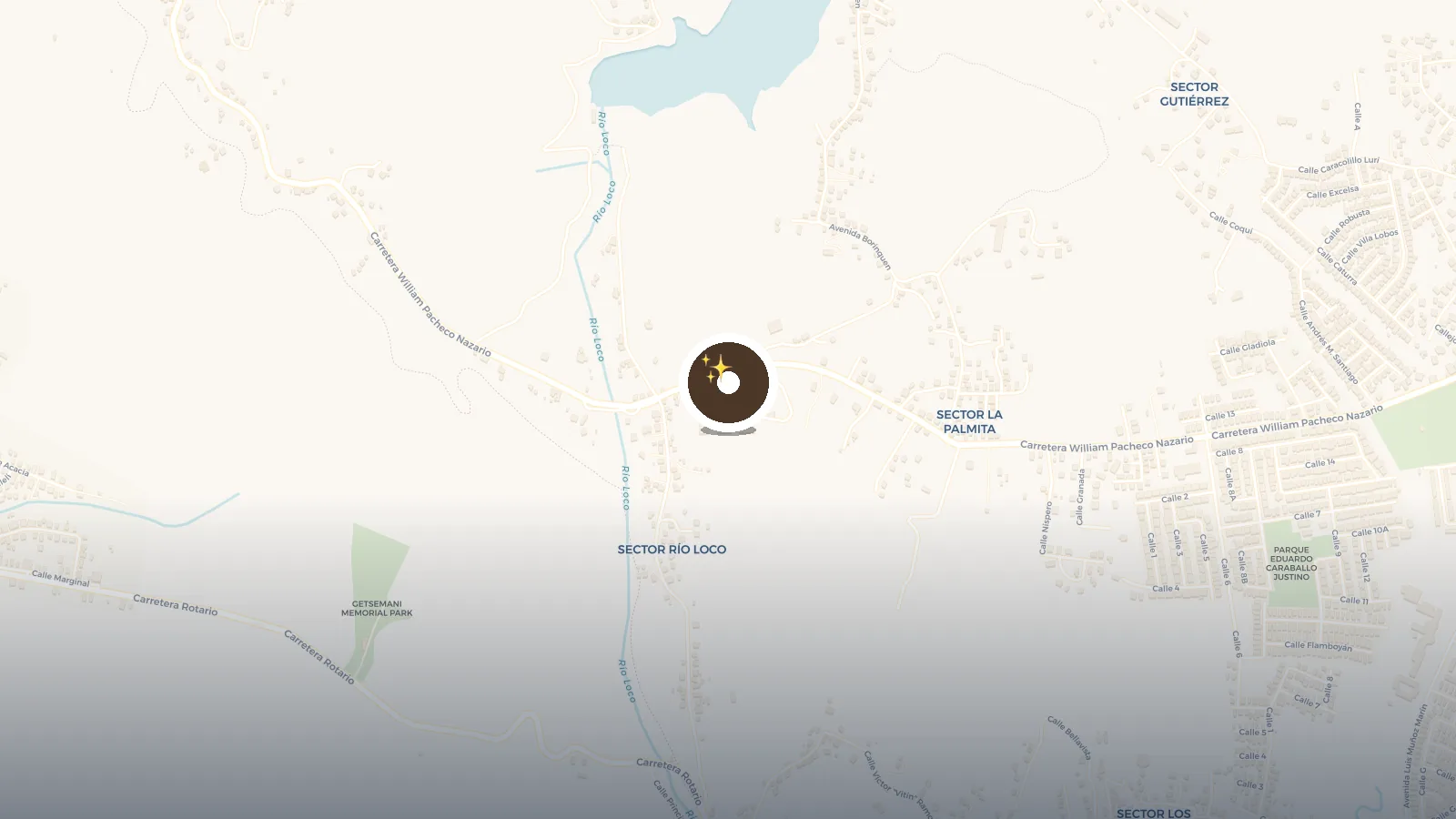 Mapa de Hotel Vista Verde Navidad