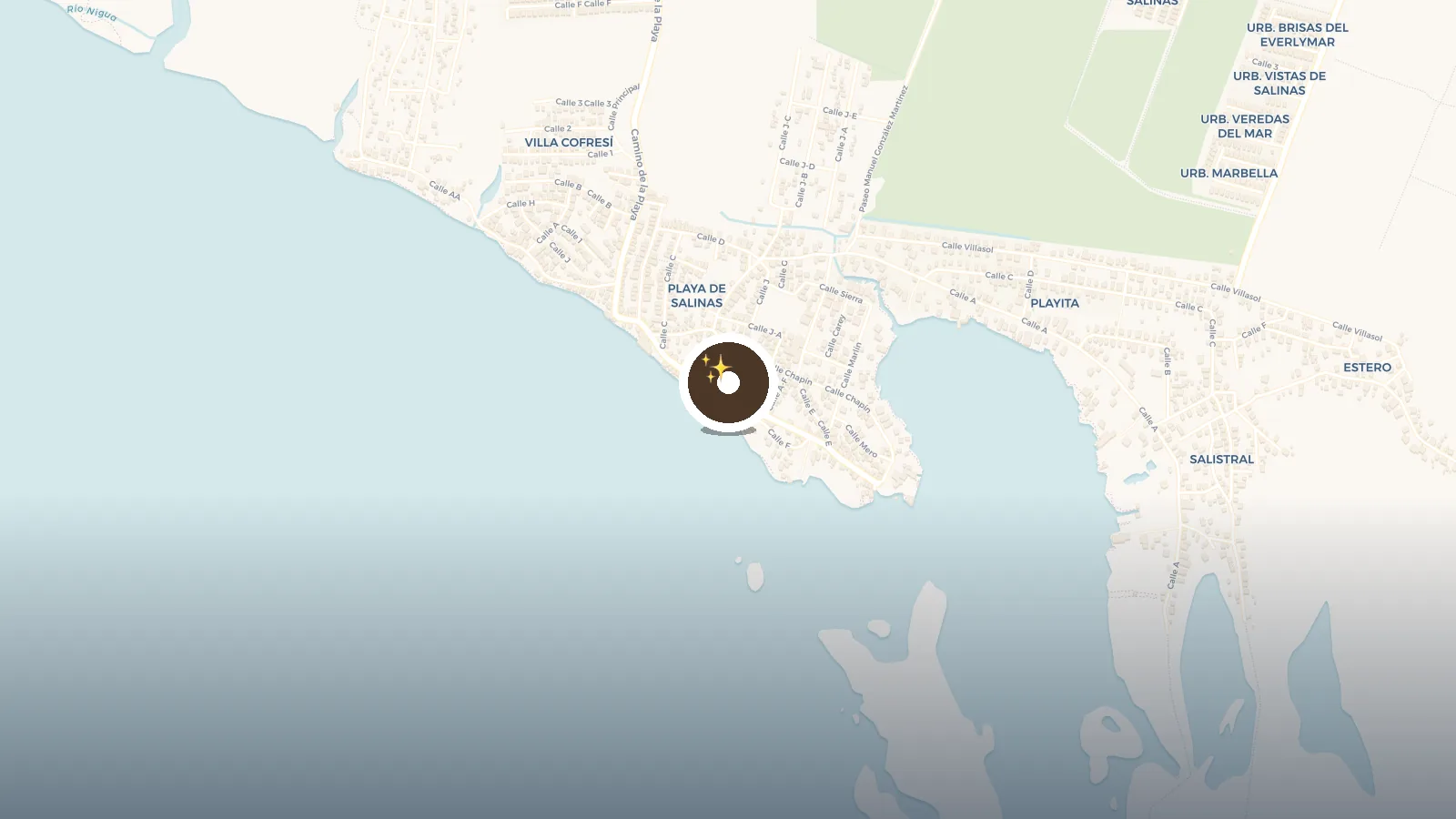 Mapa de Malecon Pequeño Salinas