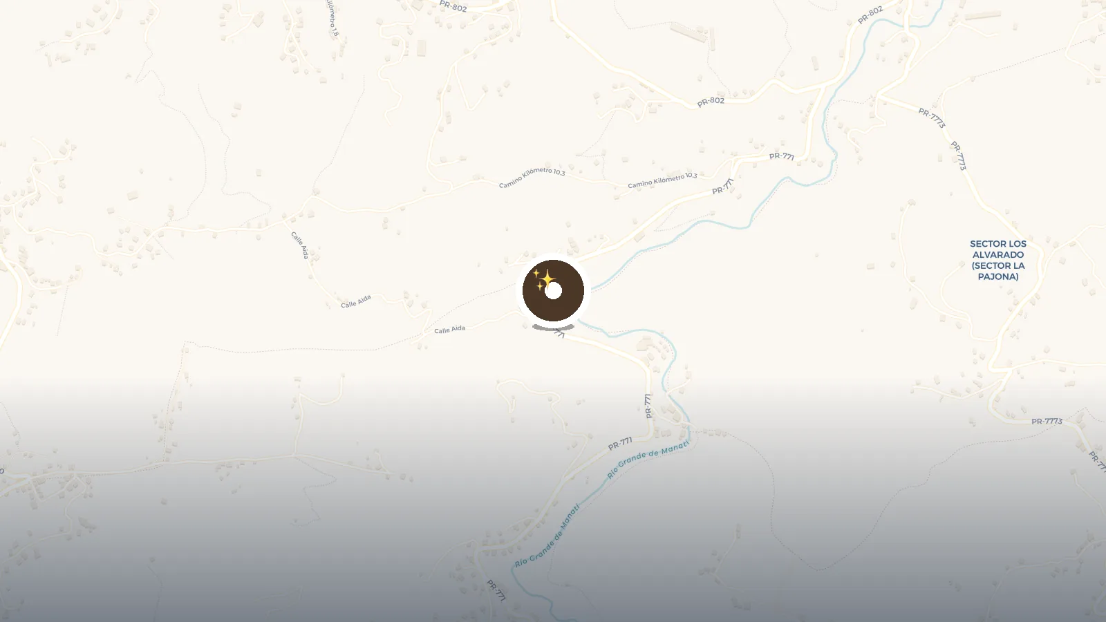 Mapa de Mirador a Salto la Vaca