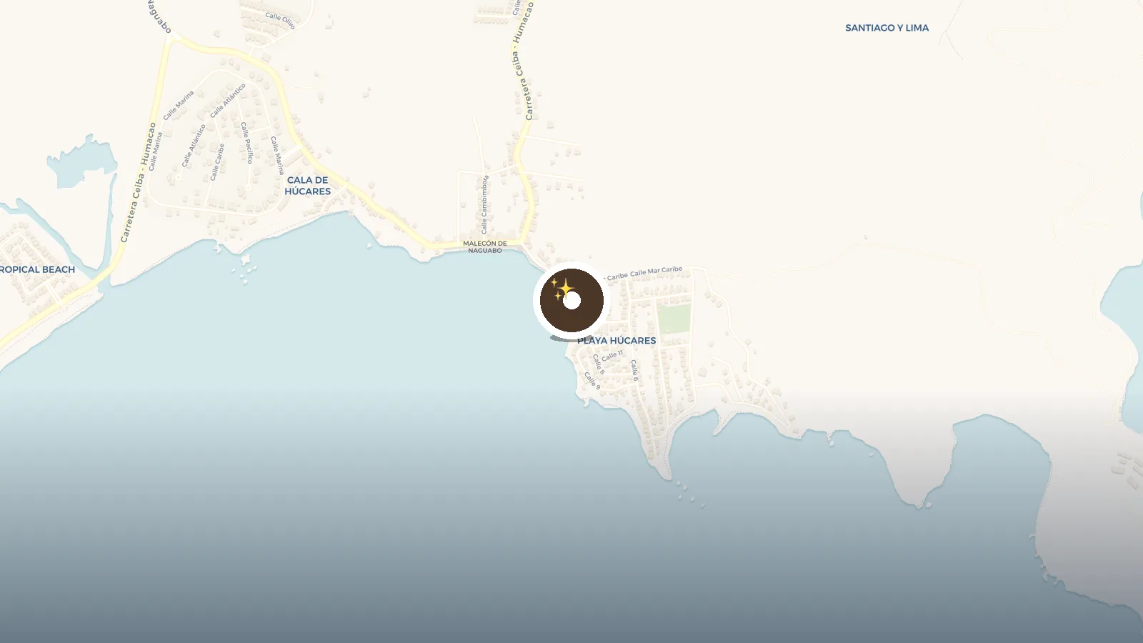 Mapa de Muelle Pescadores Naguabo
