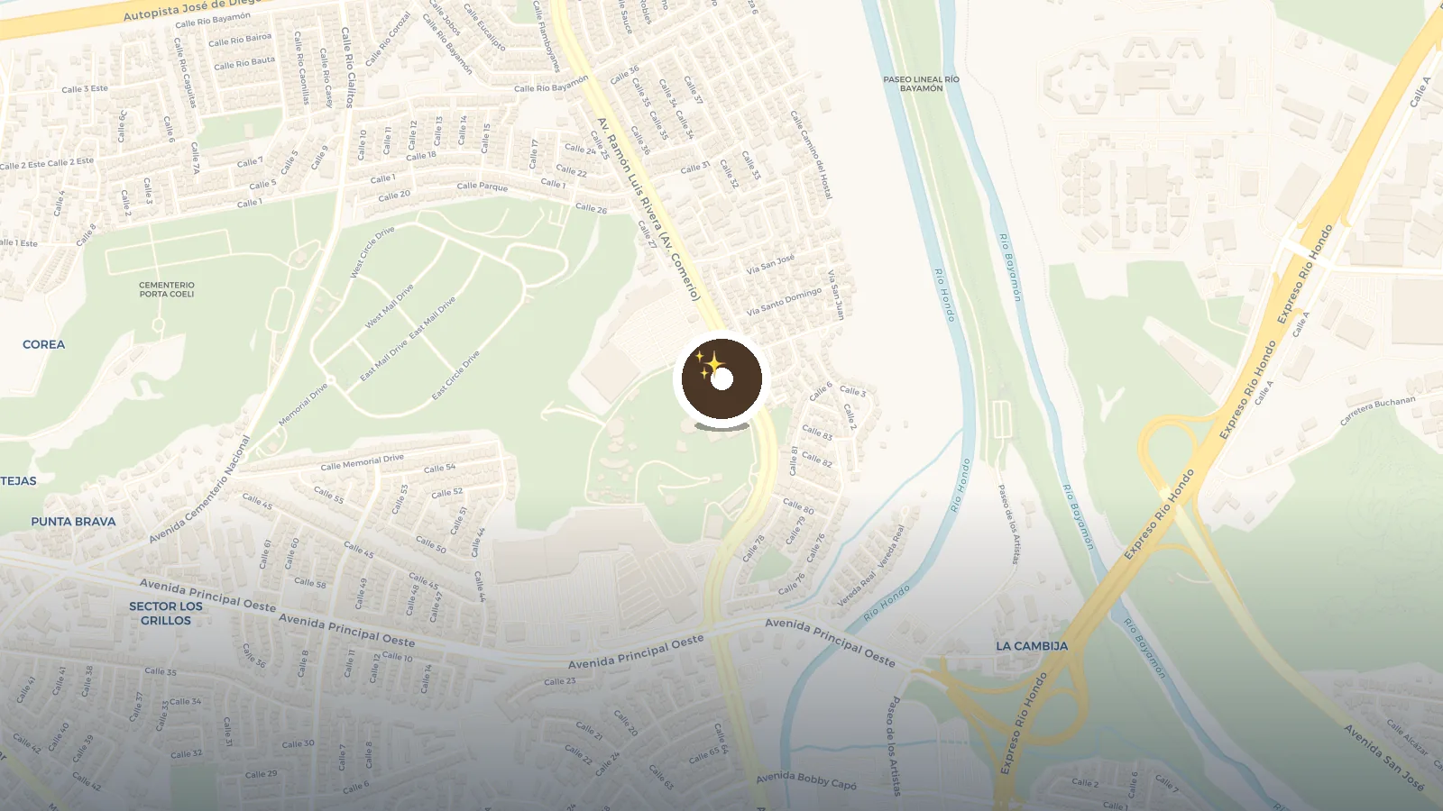 Mapa de Parque de las Ciencias