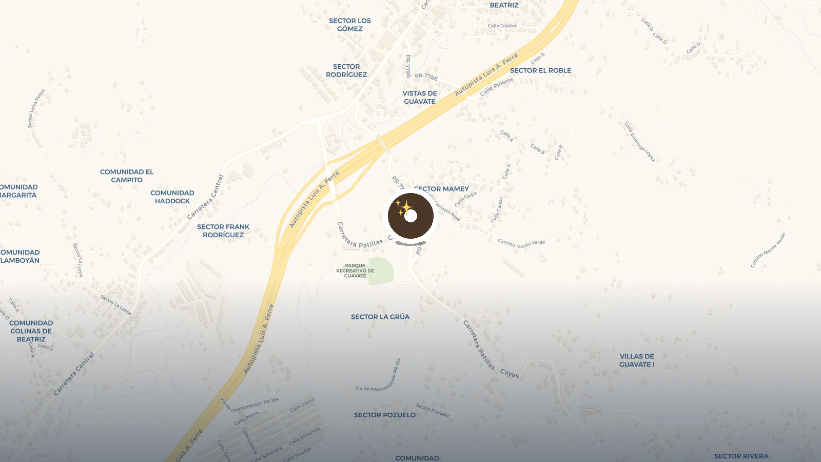 Mapa de Piedra de Guavate