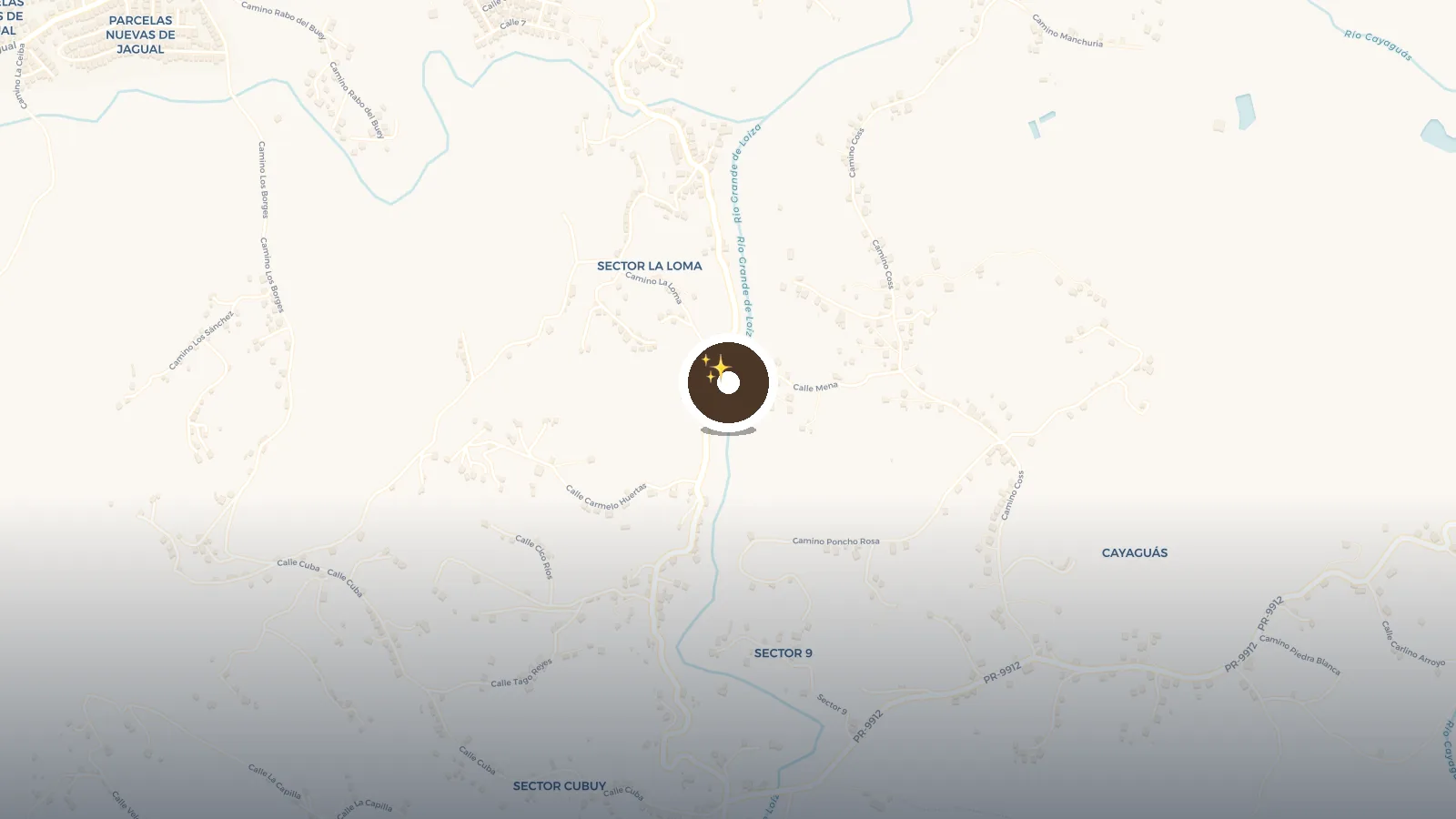 Mapa de Puente Hamaca San Lorenzo (Afectado)