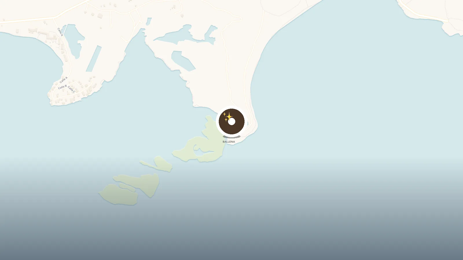 Mapa de Punta Ballena