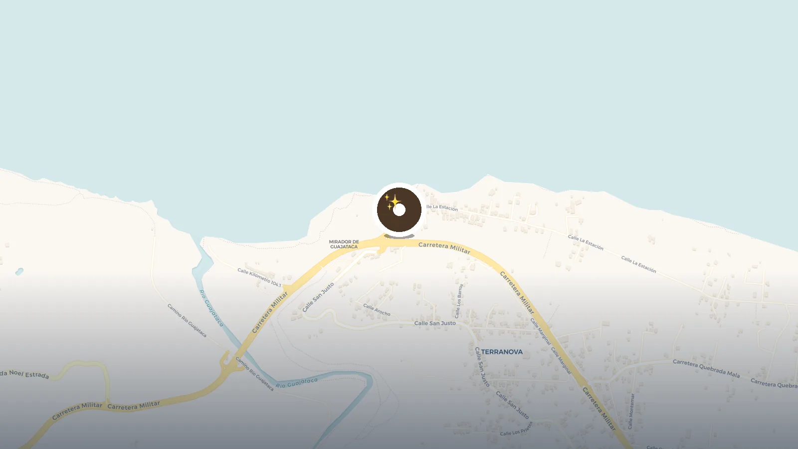 Mapa de Tunel a la Playa