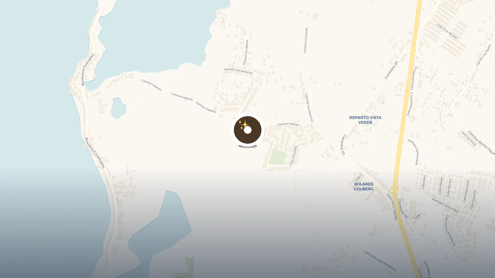 Mapa de Villas Alegre Apts