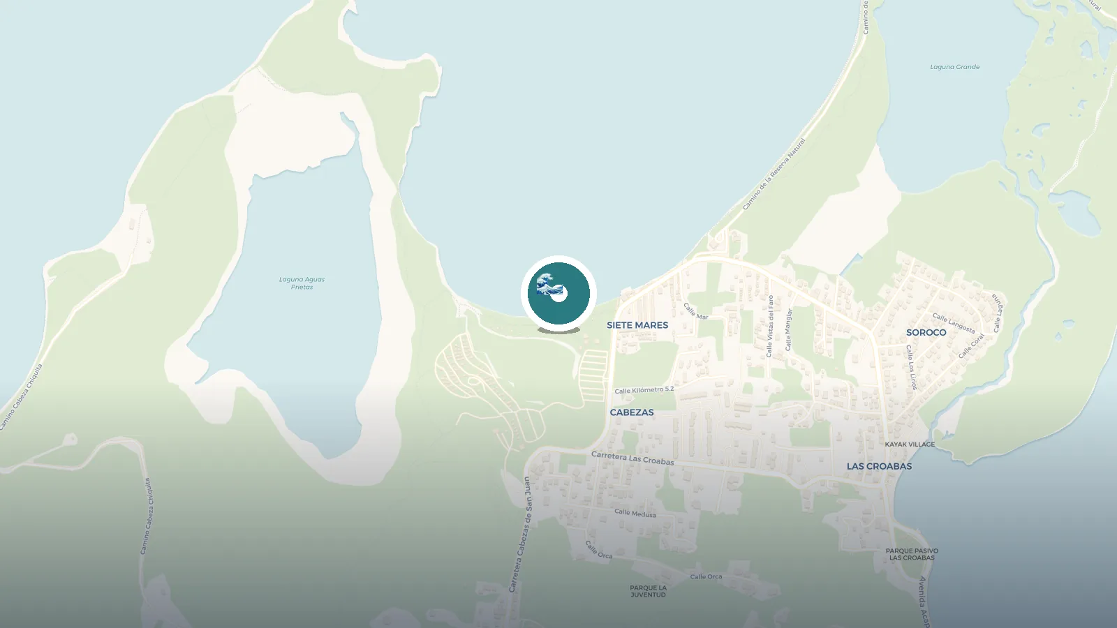 Mapa de Balneario Seven Seas