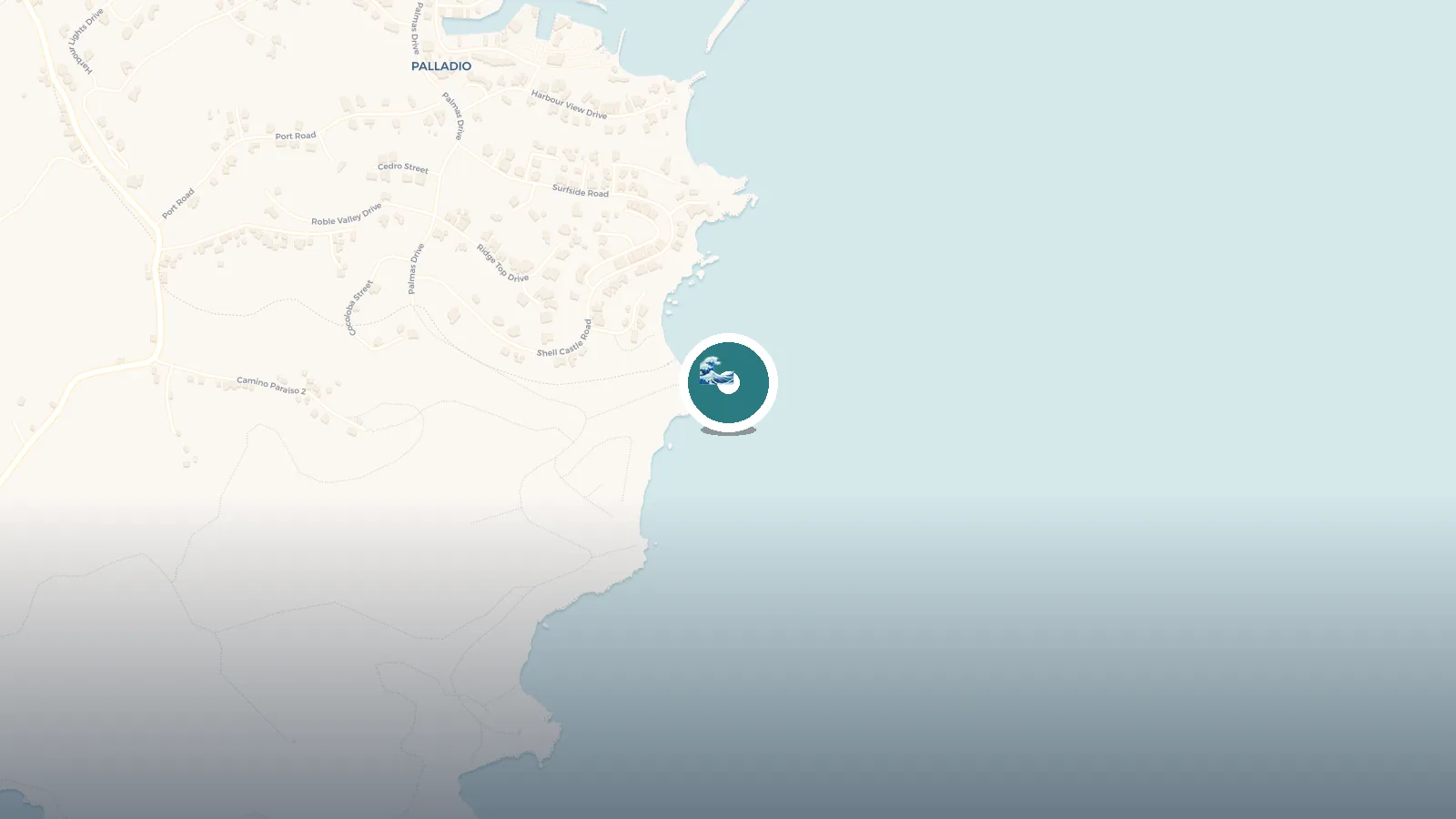Mapa de Canal Submarino