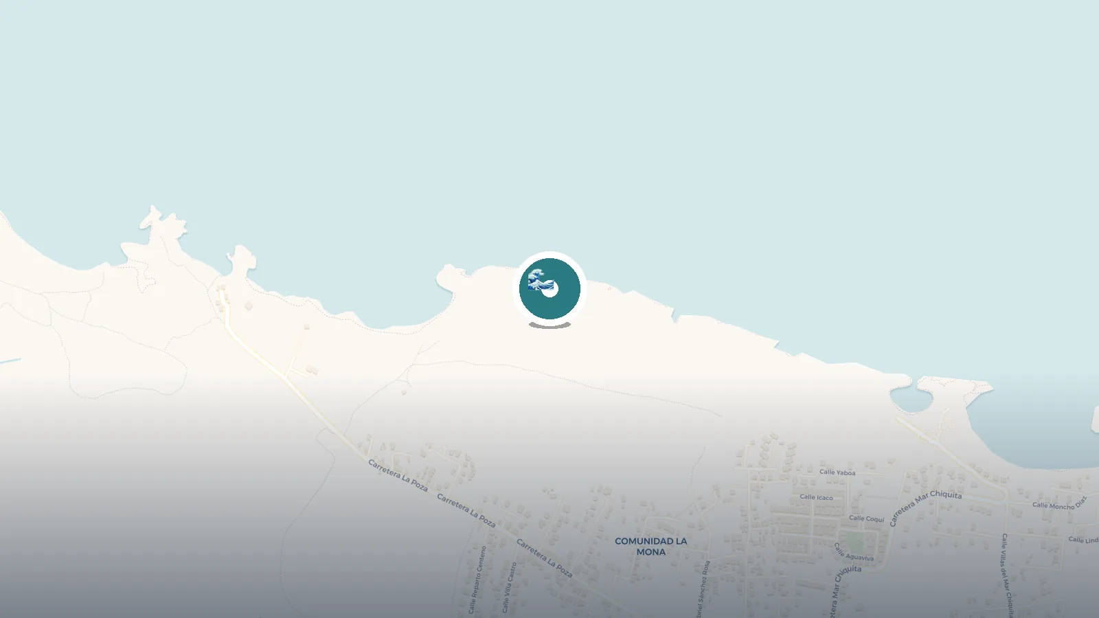 Mapa de El Crater