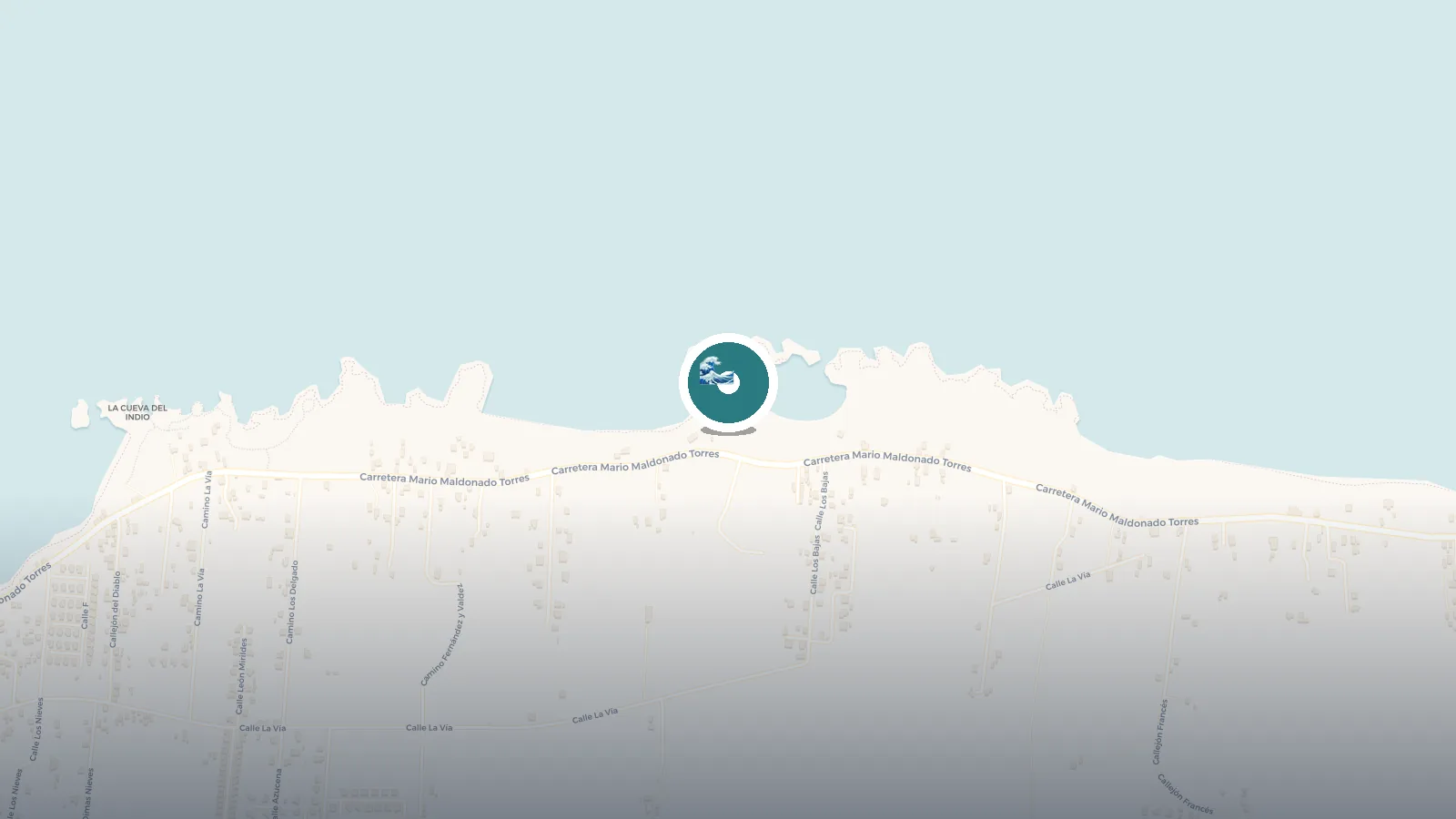 Mapa de Gasolina Beach Club