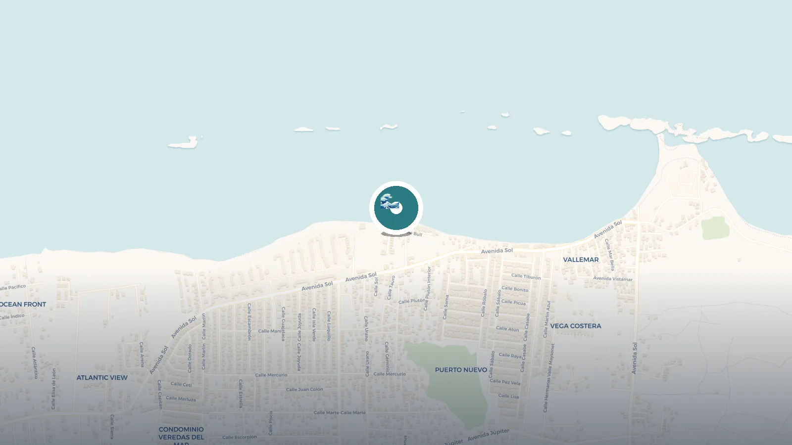 Mapa de Las Positas Del Lido