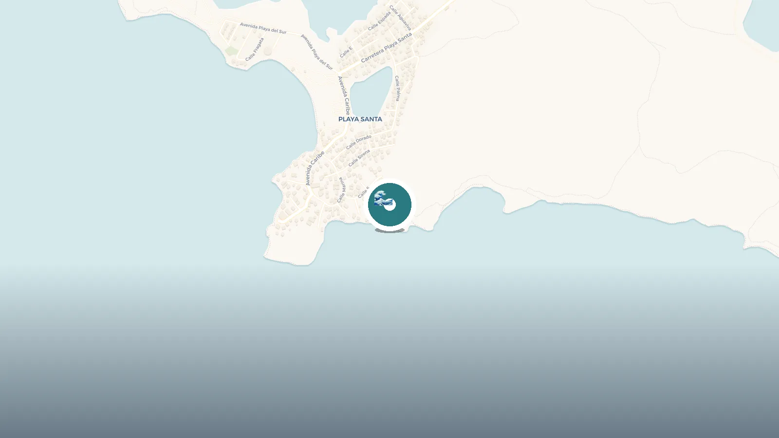 Mapa de Manglillo Beach