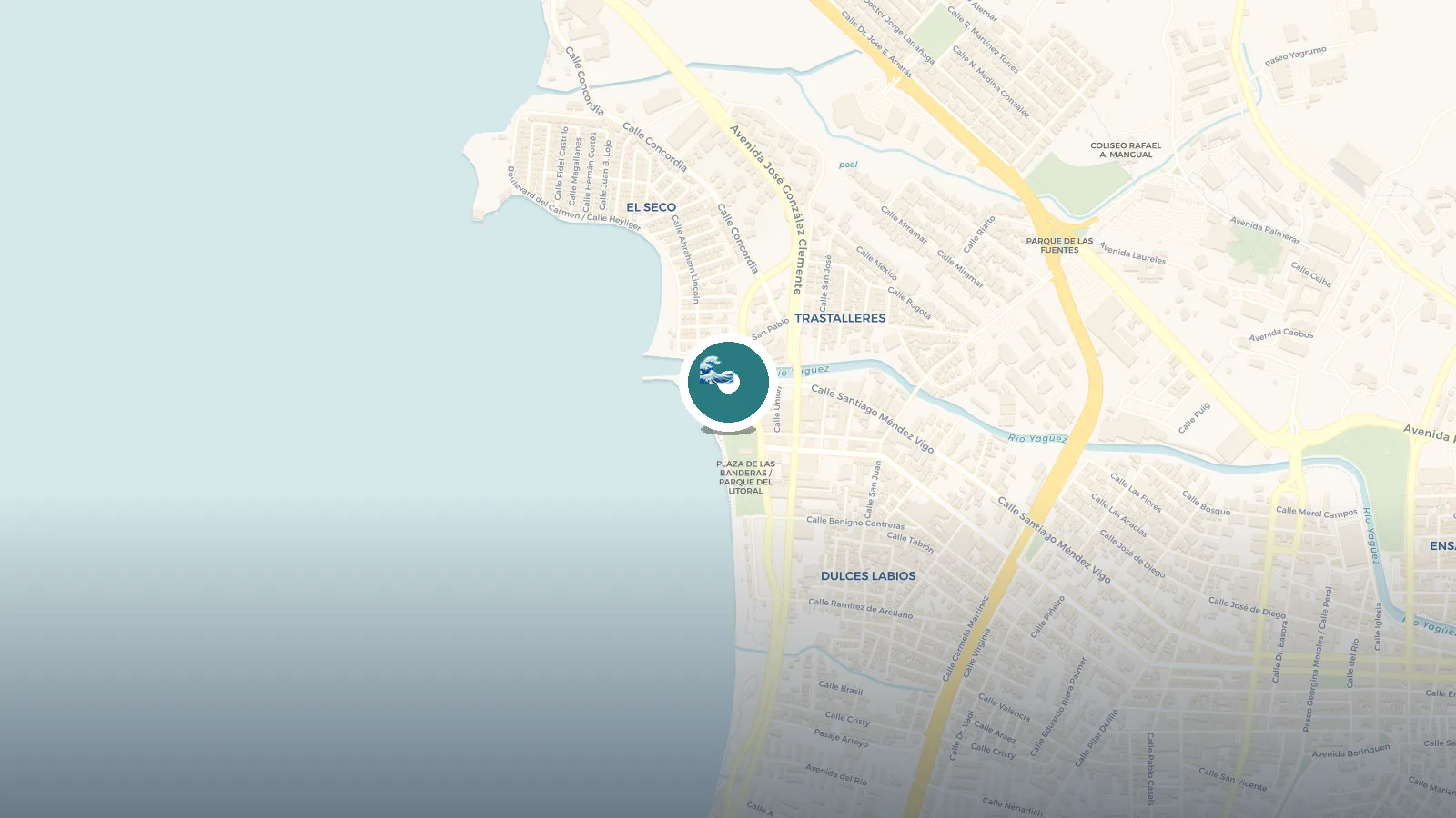 Mapa de Parque Litoral